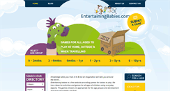 Desktop Screenshot of entertainingbabies.com